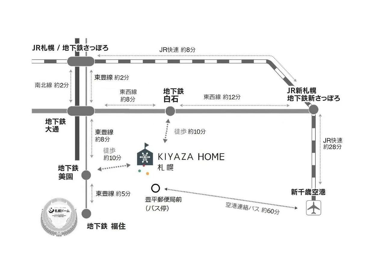 Kiyaza Home 札幌市 0*,